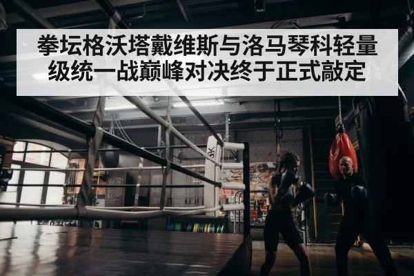 拳坛格沃塔戴维斯与洛马琴科轻量级统一战巅峰对决终于正式敲定